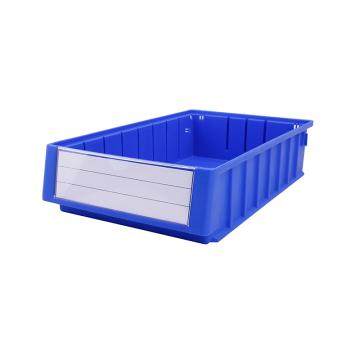Raxwell 分隔式零件盒 物料盒外尺寸规格D*W*H(mm)：400×235×90，全新料，蓝色 RHSS3044