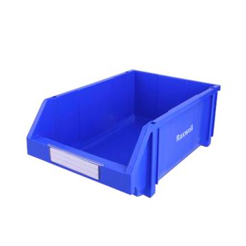 Raxwell 组立背挂零件盒 物料盒外尺寸规格D*W*H(mm)：450×300×177，全新料，蓝色 RHSS3013