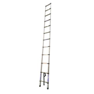谦格 不锈钢可折叠伸缩型登高爬梯12步 伸直460×宽45.2cm 直梯DZT05