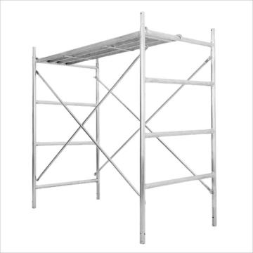 谦格 铁镀锌四根档床型可移动舞台高低架脚手架 JD95×190,含踏板,长180宽95cm高190cm