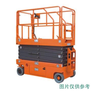 优客力 电动剪式升降平台自行走式，载荷300kg，最大平台高6M，台面尺寸1670×740mm，带台面延伸 FSJY6A