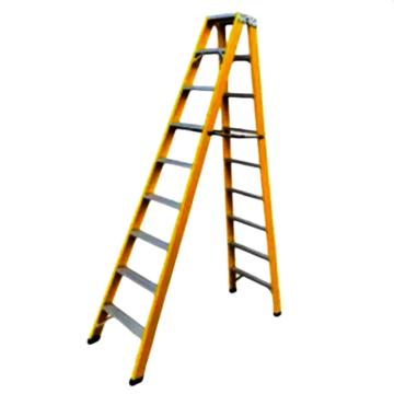 谦格 多功能双侧人字A型折叠工程梯登高爬梯9+9步 A字长270×宽61×高258cm 钢SCT07