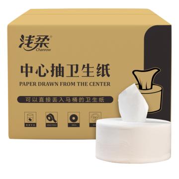 浅柔 2层大卷纸 中心抽取式910节 220×95mm