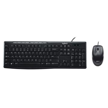Logitech/罗技 有线键鼠套装 MK200
