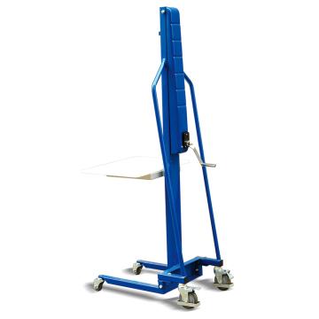 Raxwell 100kg手摇工位车，升高高度:130-1500mm，台面470×600mm RHMC0086