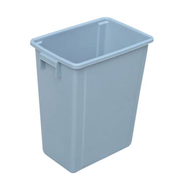 英达斯贝克 塑料加厚翻盖摇盖垃圾筒垃圾桶390*260*480mm 40L弹盖无盖灰