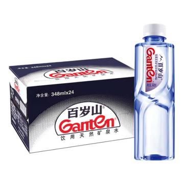 百岁山 矿泉水纸箱外箱 瓶装348ml*24