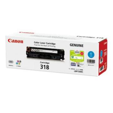佳能 硒鼓，青色CRG-318C（适用LBP-7200cd/7200cdn、2900页） CRG 318 C