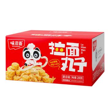 味滋源 休闲零食（一件代发） 拉面丸子 混合味 200g