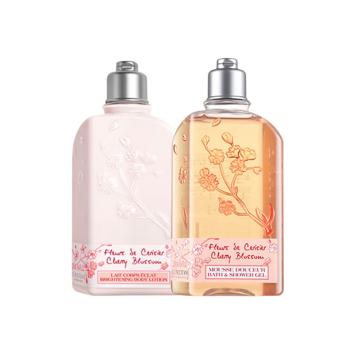 欧舒丹 L'OCCITANE 洗护套装 香氛亮采润肤露250ml+沐浴啫喱250ml