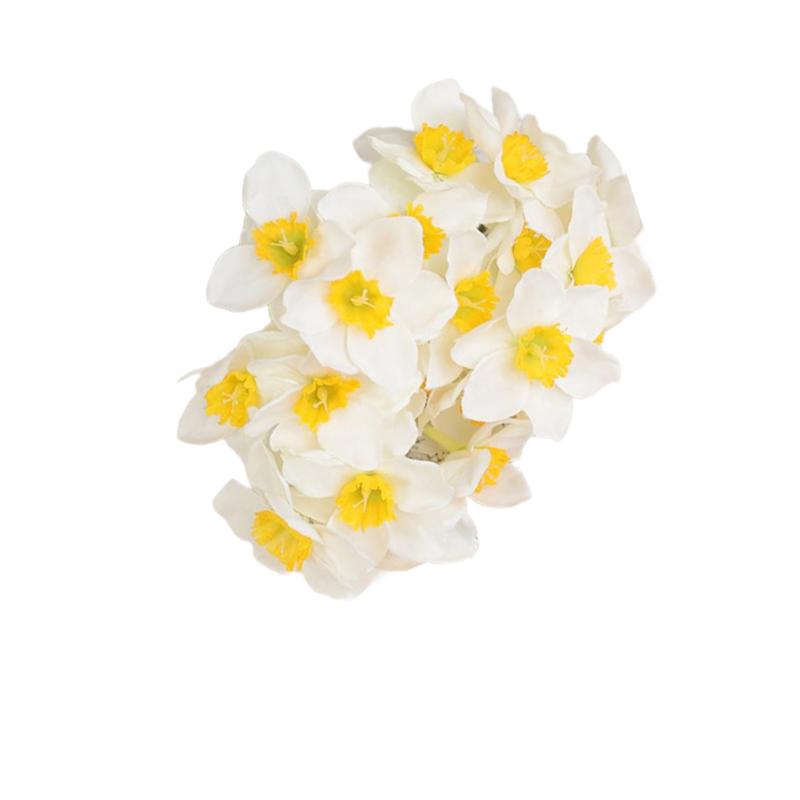 月桐 仿真花洋水仙花束6头扎束 高约41cm（6支/束） 白色 YT-XCHS2