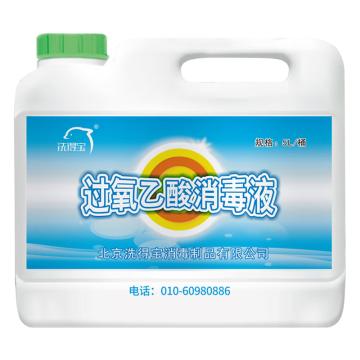 洗得宝 过氧乙酸消毒液5L/桶 XDB-XDY1673