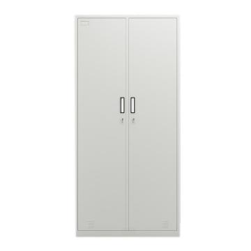 中阳 两门更衣柜钢板厚度为0.7mm 灰白色 900*500*1800mm