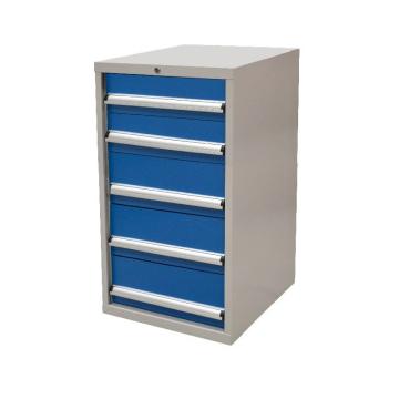 功成狮 五抽工具柜，尺寸:566×600×1000mm，抽屉150mm×2+200mm×3 GHWC0006