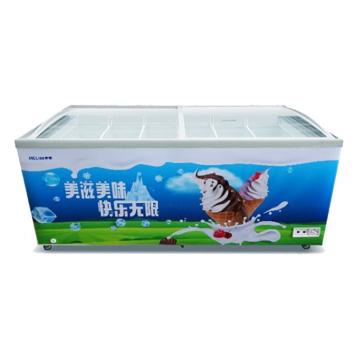 美菱 卧式顶开门单温冷藏冷冻转换玻璃展示柜 SC/SD-709GYT