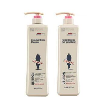 阿道夫 洗护组合 滋润修复洗发+护发素套装800ml