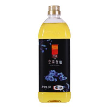 亚润 食用油 亚麻籽油，1L