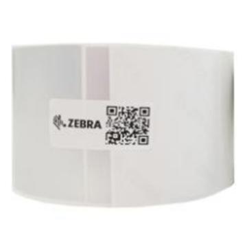 ZEBRA/斑马 亚银PET不干胶标签12卷起订 321T40301000 40mm*30mm*1000pcs（单排）