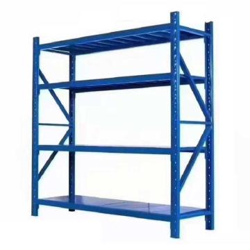 川井 层板货架主架4层，800kg/层，尺寸(长×宽×高mm)：1500×600×2000，蓝色，不含安装 HJ15060200L4-800