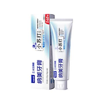 纳美 小苏打牙膏 海盐源生护龈160g