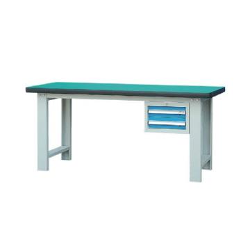 锐德 50mm复合桌面单吊2抽柜重型工作桌2100W×750D×800H，载重:1000kg，不含安装 RD2102AZ