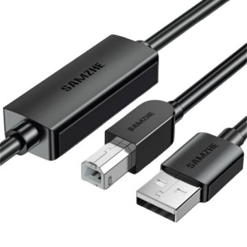 山泽 USB2.0延长线USB2.0信号放大打印线 10米 DYX-10U