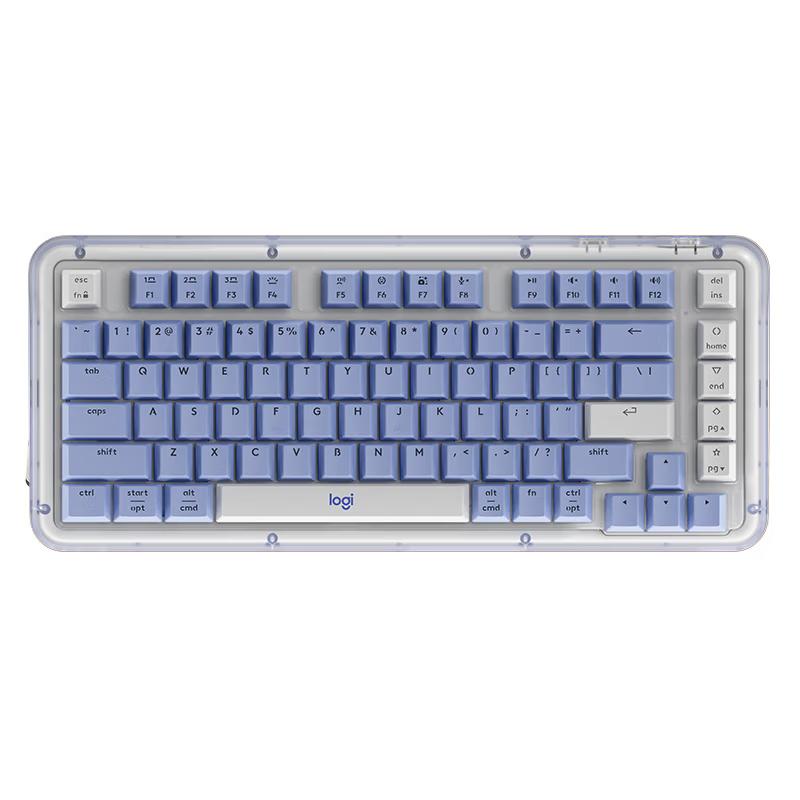 Logitech/罗技 AI客制化无线机械键盘 K75M蓝紫色