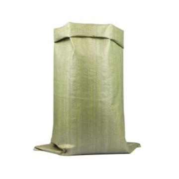 功成狮 灰绿色塑料编织袋中厚款，58(±2)g/㎡，尺寸(cm)：60*100 GHPW0005