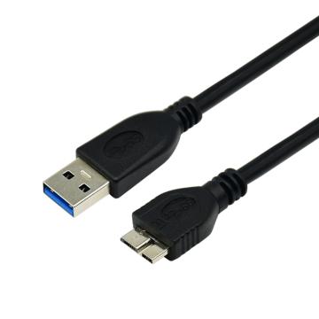酷比客 USB3.0轉接線/USB/AM-Micro/黑色/0.5M LCCPUSB3AMCBK-0.5M