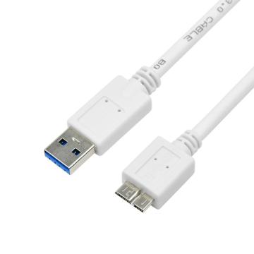 酷比客 USB3.0轉接線/USB/AM-Micro/白色/1M LCCPUSB3AMCWH-1M