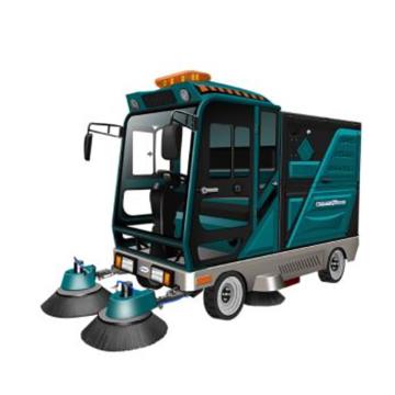 亚伯兰 四轮驾驶式扫地车清扫宽度2.3米 48V 150A YBL-DP2300GT6 锂电款
