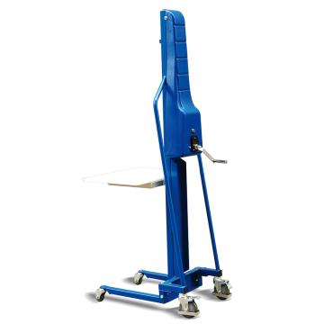 Raxwell 200kg手摇工位车，升高高度:130-1500mm，台面470×600mm RHMC0085