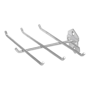 功成狮 六杆挂钩，适用孔距10*10mm，孔边距28mm，孔中心间距38mm的挂板50mm GHWT0038