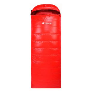 三极户外 信封式鸭绒睡袋210*80cm TP2938 信封式3kg红色