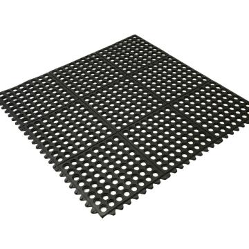 Ecobooths/爱柯部落 抗疲劳垫安全防滑 X020401022，拼接型 黑色 915×915×9.6mm