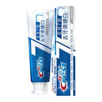 佳洁士 牙膏 全优7效去牙渍健白180g