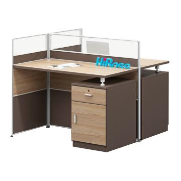 HiBoss 办公家具办公桌屏风卡座电脑桌工字型双人位工位1200*1200*1050mm GJSP-56