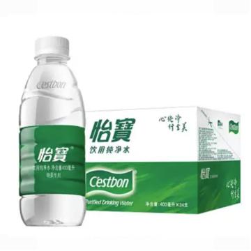 怡宝 C'estbon 矿泉水 怡宝纯净水400ml，400ml 24瓶/箱