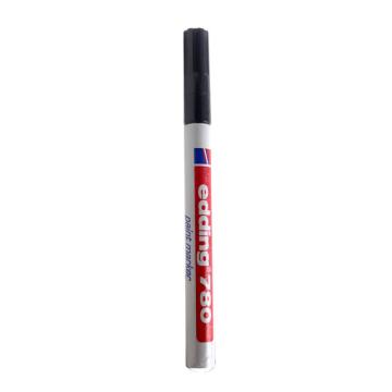 edding 记号笔工业油漆笔耐高温300度 线幅0.8mm edding 780-黑色