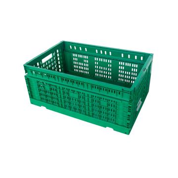 威佳 通用无盖折叠筐，外尺寸:600×400×260mm，内尺寸:560×365×245mm，绿色 TY604025W