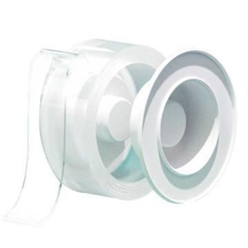deli/得力 双面透明胶带30mm*1.5m*1mm(透明)(1卷/盒) 33605