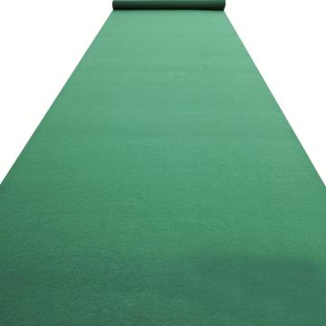 Ecobooths/爱柯部落 纤雅拉绒红地毯，B型7mm 1.2*15m 定制绿色 7mm 1.2*15m 定制绿色
