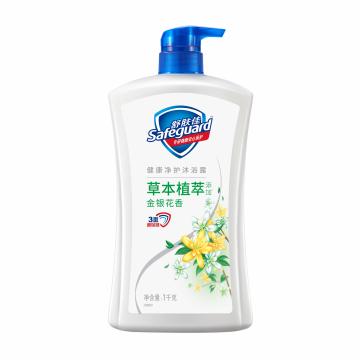 舒肤佳 沐浴露，健康清爽系列 金银花香自然爽洁1kg 健康清爽系列 金银花香自然爽洁1kg