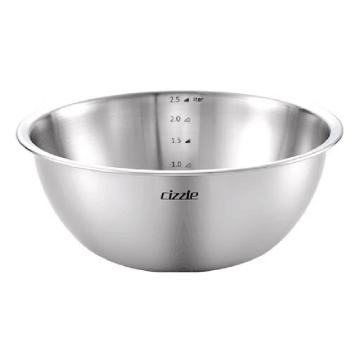 喜时 巧思 不锈钢色拉碗22cm C7504