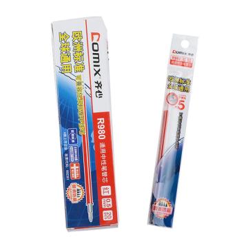 齐心 通用中性替芯R980（替代：RSV927） R980红盒装