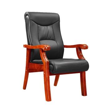 企诺 木质办公室带扶手简约现代会议办公椅670*770*1155mm QN-DE8808C