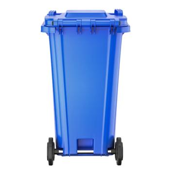 循诺 两轮移动垃圾箱100L，蓝 0100（蓝）