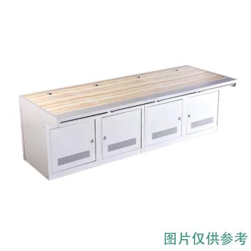 鑫远通 厚款监控操作台不含安装 四联,尺寸(mm):2400×900×750,理石