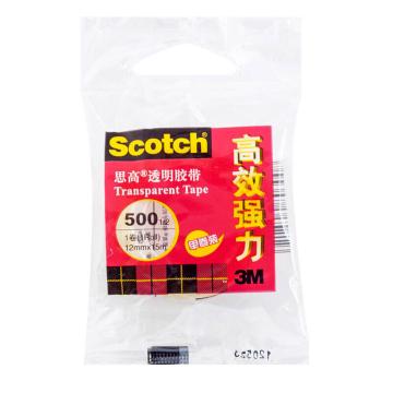 3M 500透明胶带 500-12MM*15M