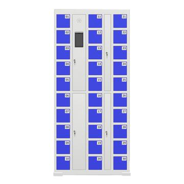锴源 智能手机充电柜，人脸识别系统，30门，尺寸:820×300×1800 KY-SJG02